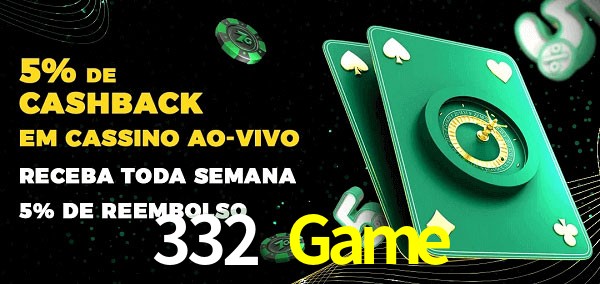 Promoções do cassino ao Vivo 332 Game
